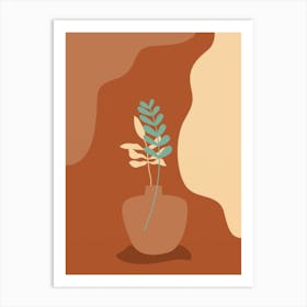 Plant In A Vase 9 Art Print