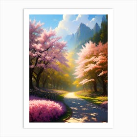 Cherry Blossoms 2 Art Print