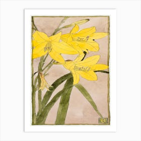 Yellow Daylily (1915), Hannah Borger Overbeck Art Print