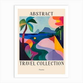 Abstract Travel Collection Poster Panama 4 Art Print