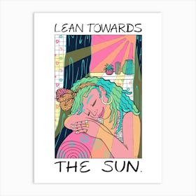 Lean Towards The Sun Art Print | Everyday JOY Collection Art Print