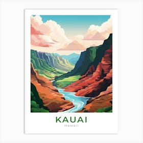 Hawaii Kauai Travel Art Print