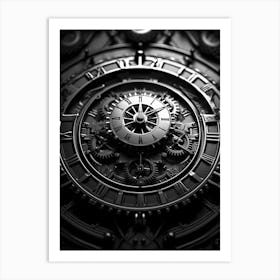 Clock Wallpaper 2 Art Print