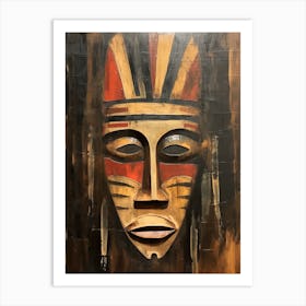 Navajo Nightfall Masks - Native Americans Series Art Print