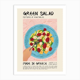 Green Salad Art Print