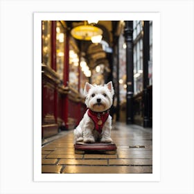 Leadenhall Westie Art Print