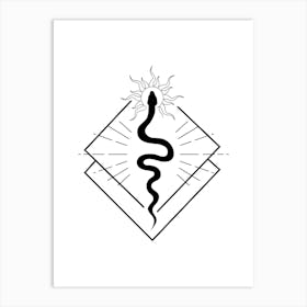 B0148 Ngd010 12 Snake Art Print