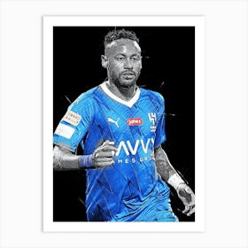 Neymar Art Print