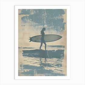 Surfer Girl 1 Art Print