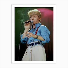 David Bowie Singer Art Print