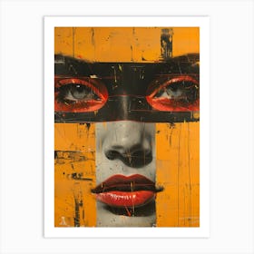 'The Face Of A Woman' 6 Art Print