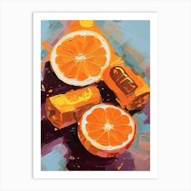 Oranges Oil Painting 3 Art Print