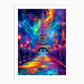 Paris Painting Art Print