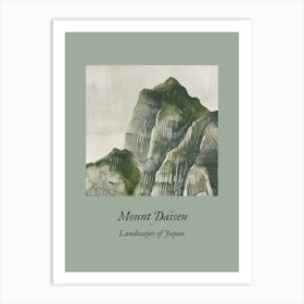 Landscapes Of Japan Mount Daisen 83 Art Print