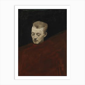 Head (Bruno Aspelin), 1894, By Magnus Enckell Art Print