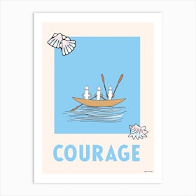 The Moomin Collection Courage Art Print