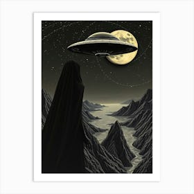 Aliens In The Sky Art Print