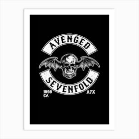 Avenged Sevenfold 5 Art Print