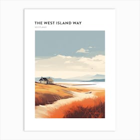 The West Island Way Scotland 1 Hiking Trail Landscape Poster Art Print