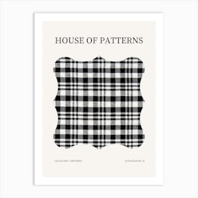 Checkered Pattern Poster 33 Art Print