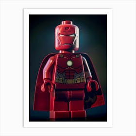 Lego Iron Man 1 Art Print