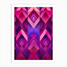 Geometric Pattern Illustration 10 Art Print