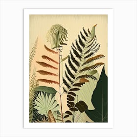 Cinnamon Fern Rousseau Inspired Art Print