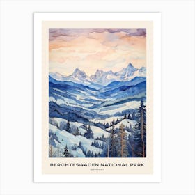 Berchtesgaden National Park Germany 5 Poster Art Print