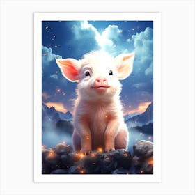 Pig In The Sky 2 Art Print