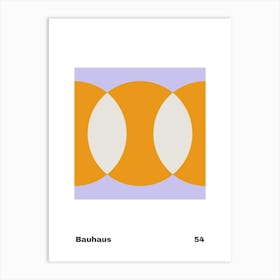 Geometric Bauhaus Poster 54 Art Print