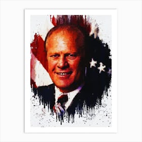 Gerald R Ford Jr Art Print