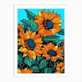 Sunflowers 24 Art Print