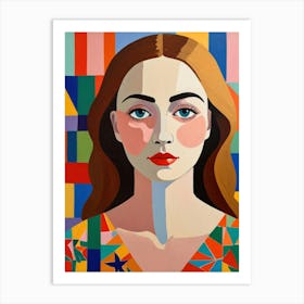 Portrait Of A Woman 36 Art Print