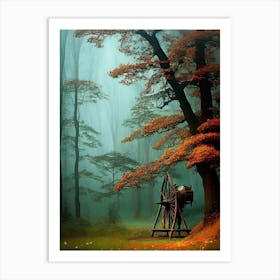 Foggy Forest 4 Art Print