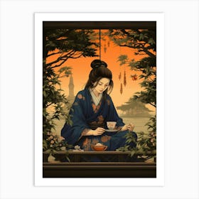 Tea Ceremony Japanese Style 9 Art Print