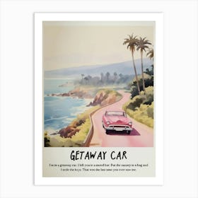 Taylor Swift Getaway Car Art Print