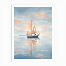 Sailboat On The Sea Art Print