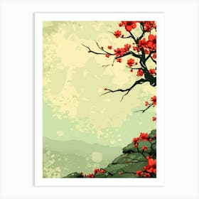 Chinese Cherry Blossoms 4 Art Print