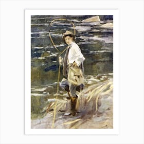 Angling In British Art Through Five Centuries (1924), John Singer Sargent Art Print