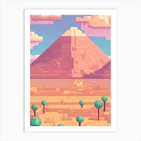 Pixel Art Wall Art For Living Room 5 Art Print