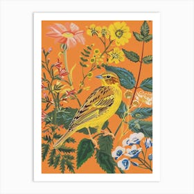 Spring Birds Yellowhammer 2 Art Print