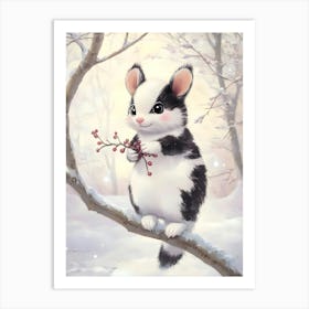 Cute Chinchilla Art Print