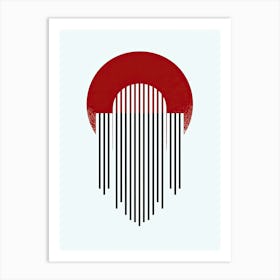 Yerevan Minimal Flow Minimalist Bauhaus Art Print