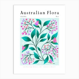 Australian Flora Lilly Pilly Art Print