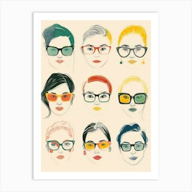 Eyeglasses 2 Art Print