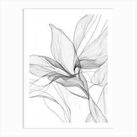 Abstract Flower 3 Art Print