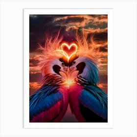 Love Birds Art Print