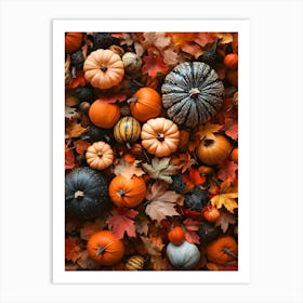 The Pumpkin Harvest 5 Art Print