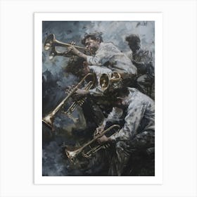 'The Trumpeters' Art Print