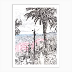 View Of Barcelona Art Print